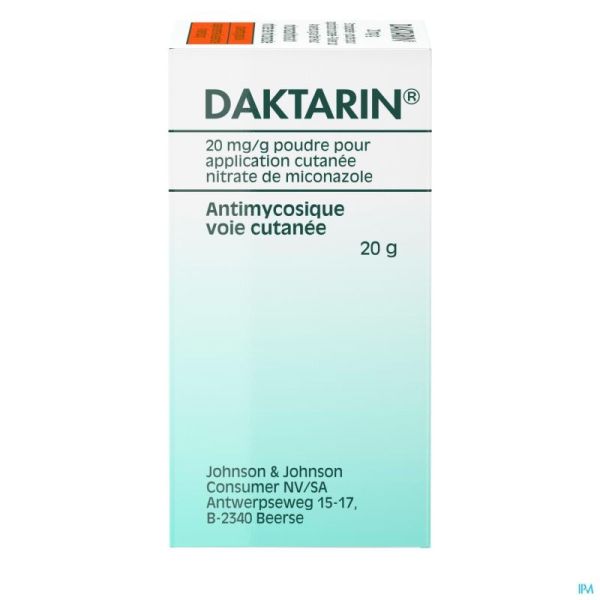 Daktarin pulv derm 1 x 20 g  2%