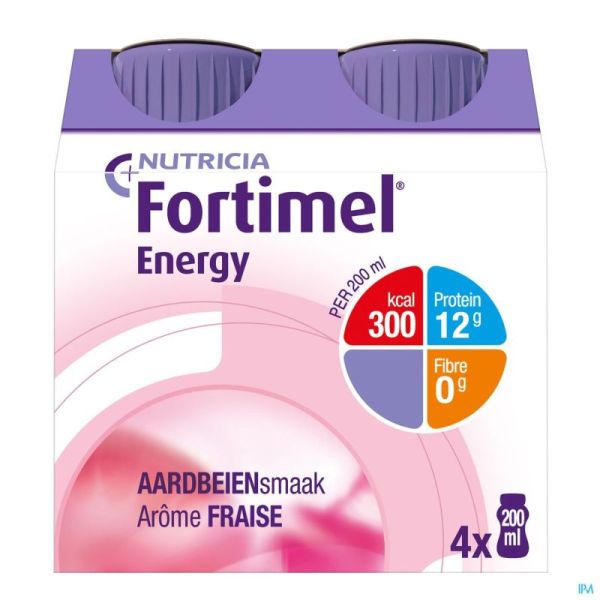 Fortimel energy fraise    4x200ml rempl.2320463