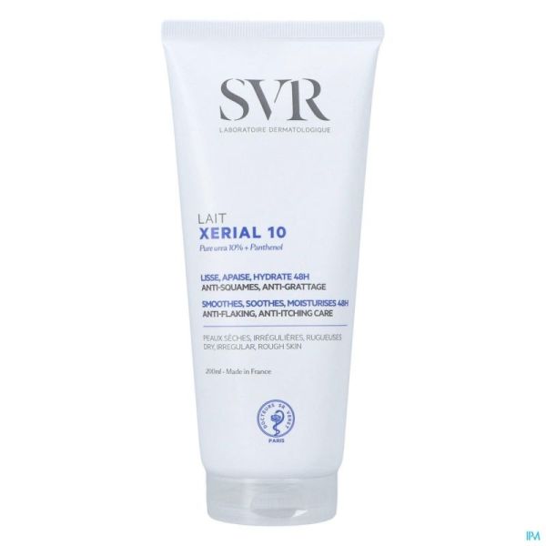 Xerial 10 Lait Corps Tube 200ml Nf