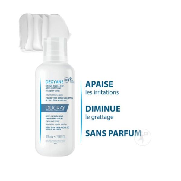 Ducray Dexyane Baume Emollient A/grattage 400ml