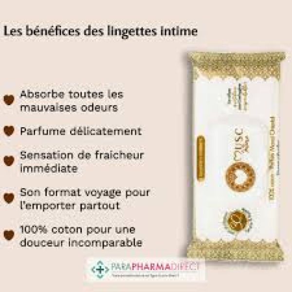 Musc Intime Lingettes Intime Monoi Oriental 30