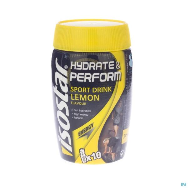 Isostar Citron Poudre 400g Nf