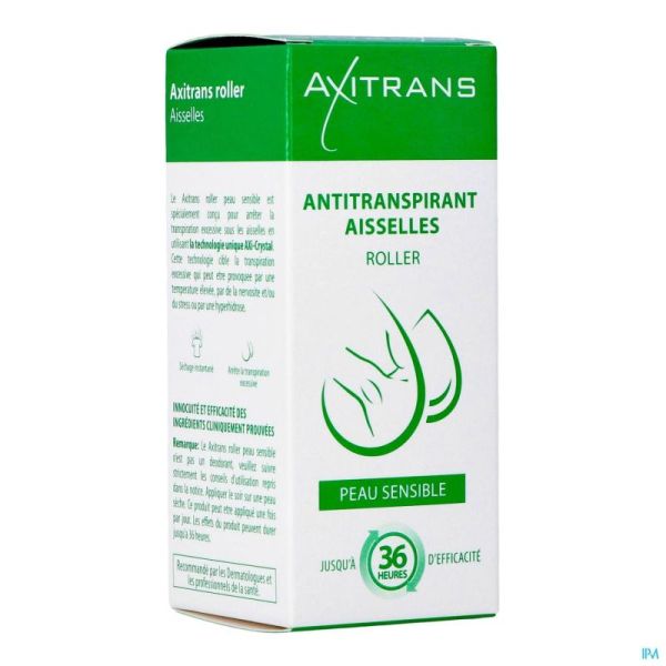 Axitrans Roller Peau Sensible A/transpirant 20ml