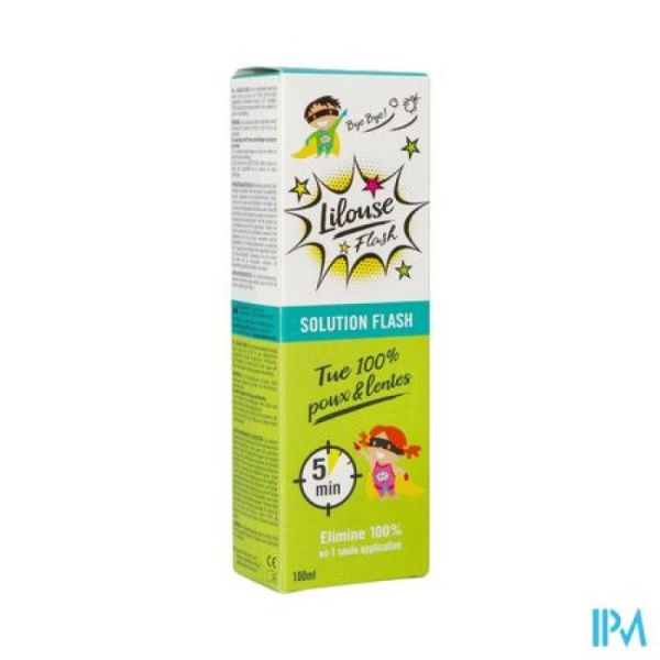 Lilouse Flash Solution A/poux&lentes 100ml