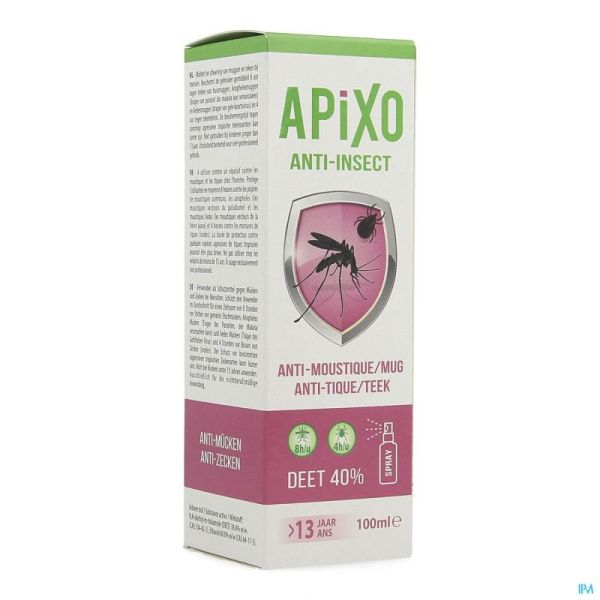 Apixo a/insect deet 40% spray 100ml