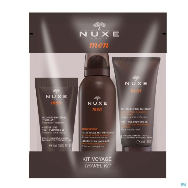 Nuxe Men Pack Promo 3 Produits