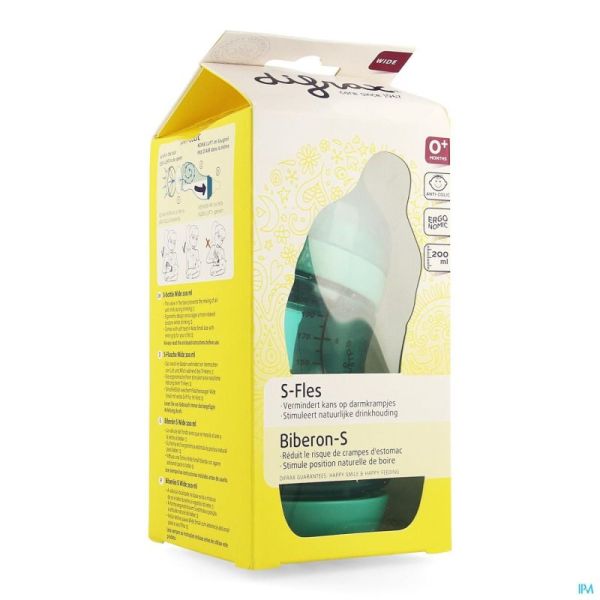 Difrax biberon-s wide 200ml