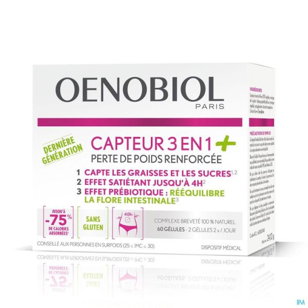 Oenobiol Capteur 3en1+ 60 Caps