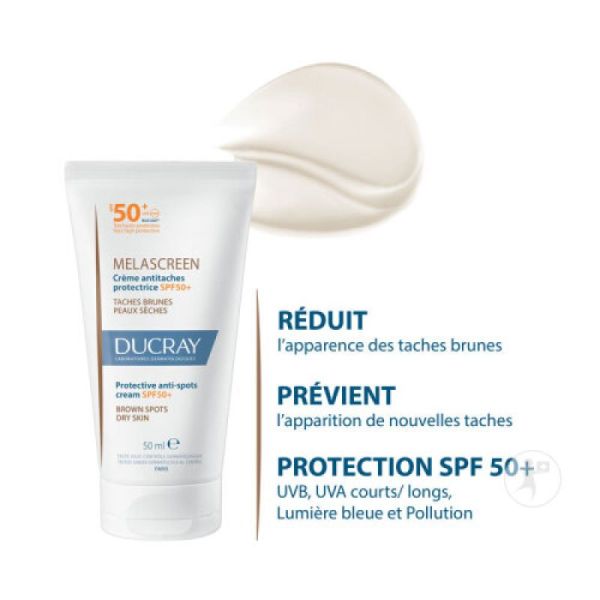Ducray Melascreen Creme A/taches Spf50+ 50ml