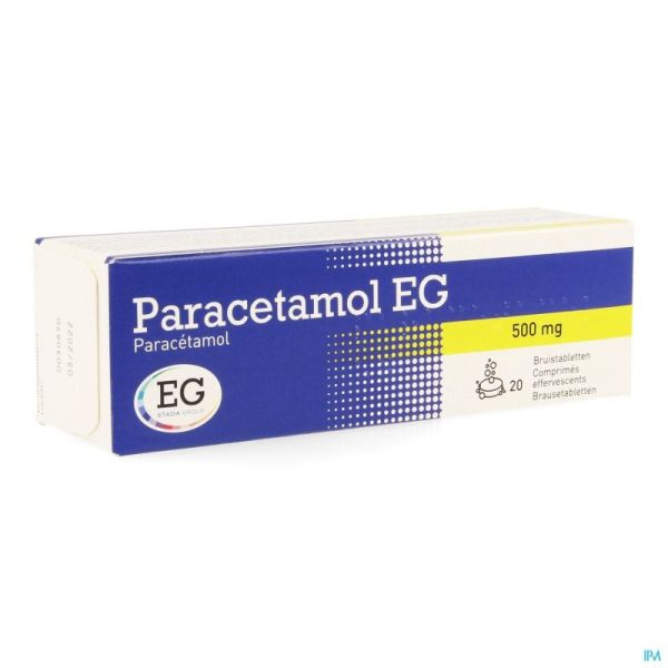 Paracetamol EG 500 Mg           Comp Eff. 20X500Mg