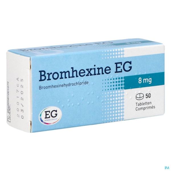 Bromhexine EG        Comp  50 X 8Mg