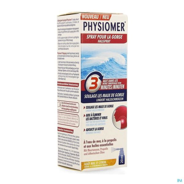 Physiomer Express Spray Nasal Décongestionnant, 20 ml