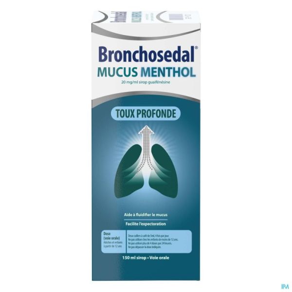 Bronchosedal mucus menthol 150 ml 20 mg/ml