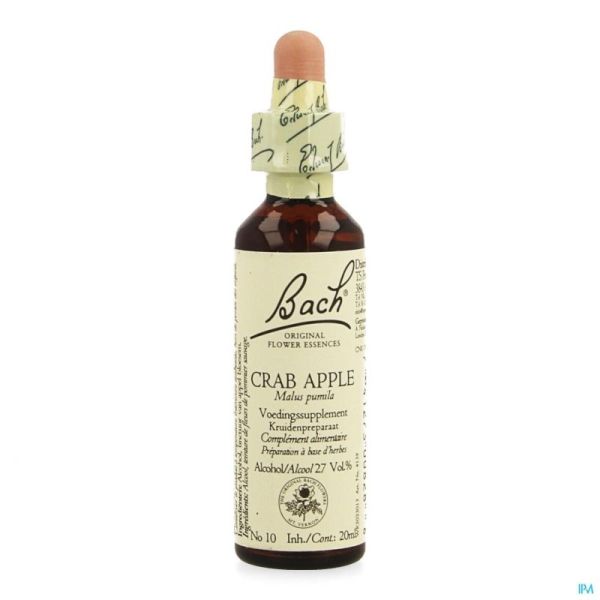 Bach flower remedie 10 crab apple    20ml