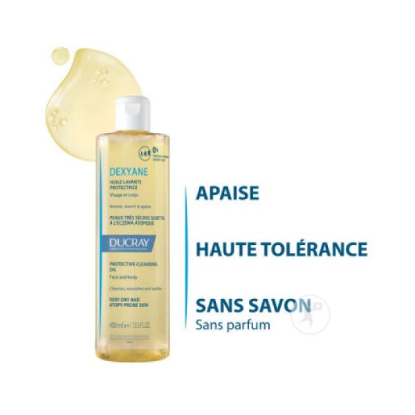 Ducray Dexyane Huile Lavante Protectrice 400ml