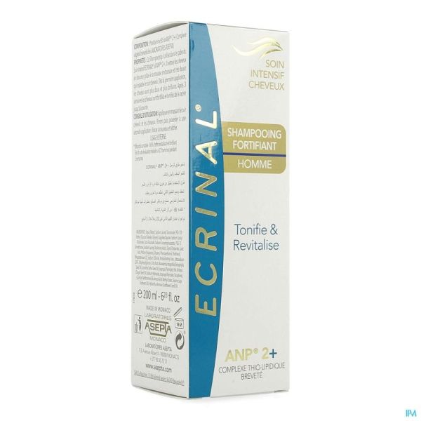 Ecrinal Shampooing Fortifiant Homme Anp2+ Fl 200ml
