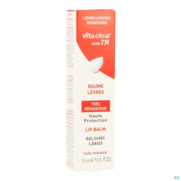 Vita Citral Baume Levres Tube 15ml 40306