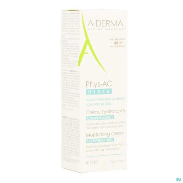 Aderma Phys-ac Hydra Creme Compensatrice Tube 40ml