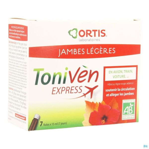 Ortis toniven express monodose fl 7x15ml