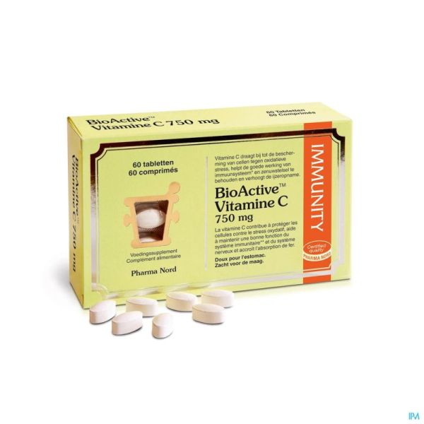 Bioactive vitamine c 750mg  comp 60